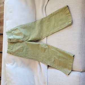Pilcro The Skipper, green, cotton stretch pants